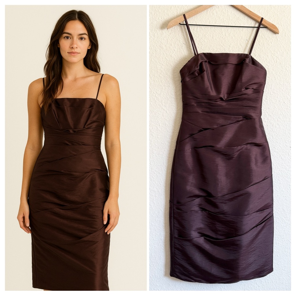 WTOO Women's Brown Dress-Size 2